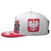 Polska Darmowy Niestandardowy Nadruk Nazwy Logo Zdjęcie Płaskie Rondo Czapka Flaga Narodowa Pl Republika Polska Polski Kraj College Hip-hop Czapka