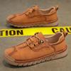 Classic Leather Shoes Men Casual Sneakers Handmade Outdoor Men Shoes Leather Moccasins Man Flats Shoes