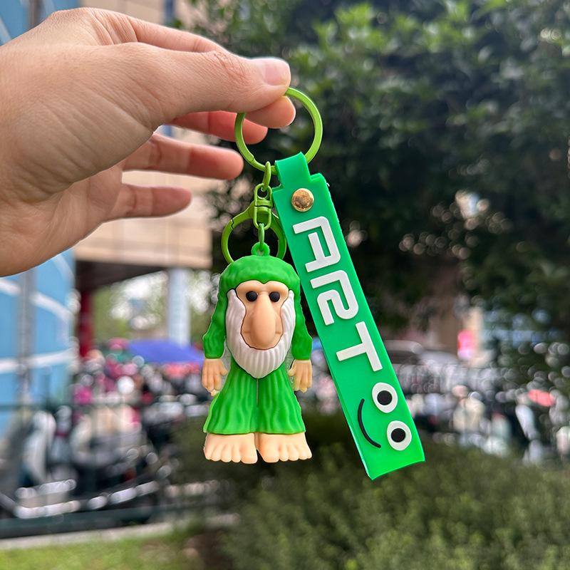 Italian Brainrot Anime Merchandise Keychains Toys Figure Model Dolls Hang The Bags Gifts Abstract Anime Action Figures Key Rings