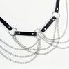 Women Fashion Belly Belt Chain Street Style Belt With Chain Gothic Harness Chain Bustier Harness Waist Belt Clothing Accessories