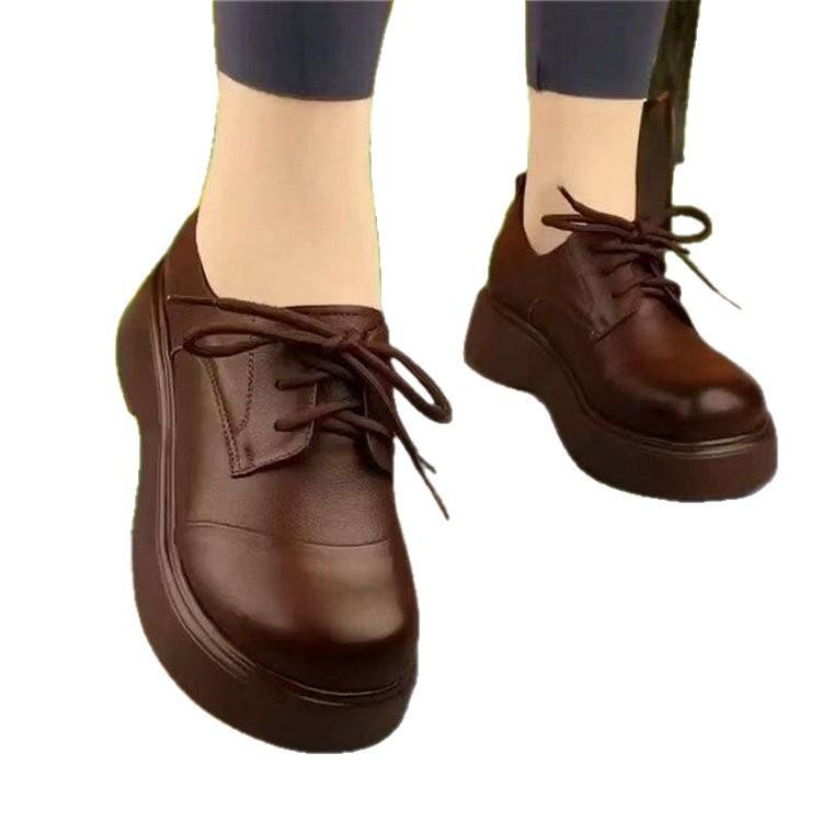 Anti-slip Casual Shoes - New Style Round-toe Thick-soled Women's Shoes