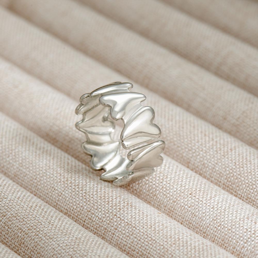 

Нестандартное любовное кольцо День матери ретро личность простое открытое кольцо День святого Валентина любовные элементы