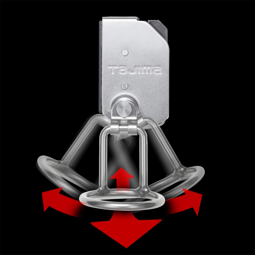 Tajima Safe System Detachable Tool Stainless Easy to Attach and Can be Attached to a Belt Easily Rearrange Your Waist Select Only the Tools You Reduce