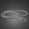 Men 925 Silver Dragon Necklace Vintage 5MM 20 "-26" Franco Link Curb Chain Choker Boy Fashion Punk Gold Jewelry Gift