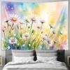 Sunlit Daisy Field Decorative Wall Hanging Tapestry