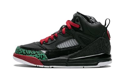 Kids' Sneakers Spizike Black Varsity Red (2017) (PS) Black/Varsity Red-Classic Green