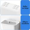 4 Pack Self-Adhesive Wall Mounted Storage Boxes, Kitchen Cabinet Door Storage Box Organiser, for Cupboard, Bathroom, Fridge Organiser Storage Box