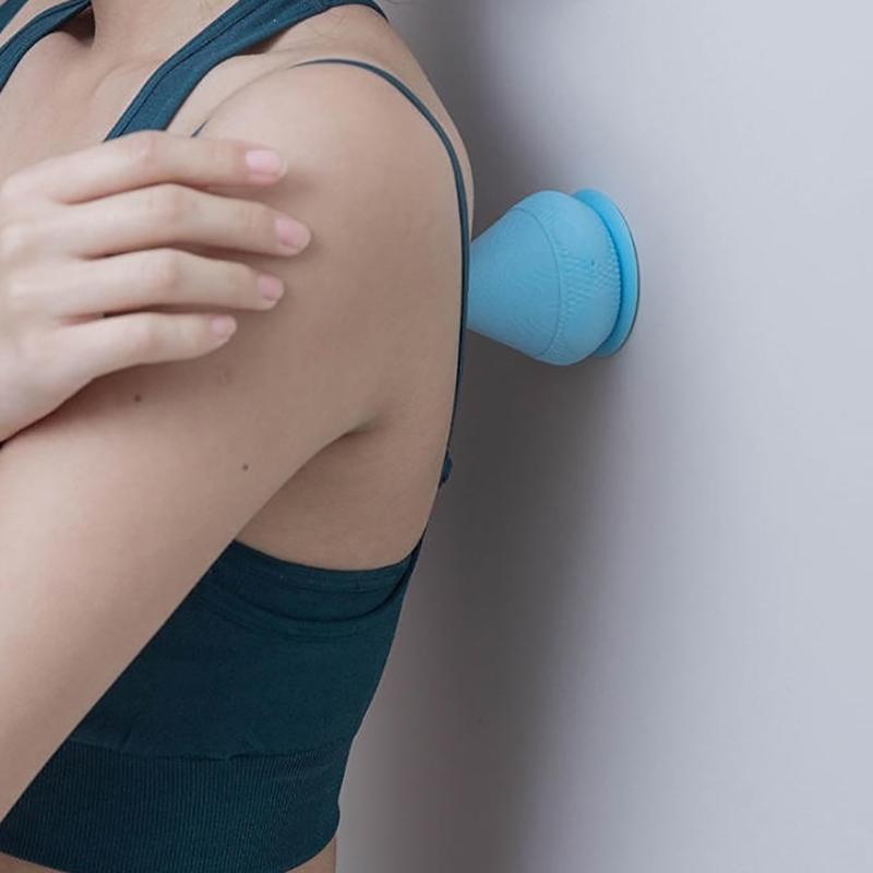 Adsorption Type Fascia Ball Massage Cone Plantar Lumbar Back Shoulder And Neck Whole Body Meridian Points Silicone Fascia Ball