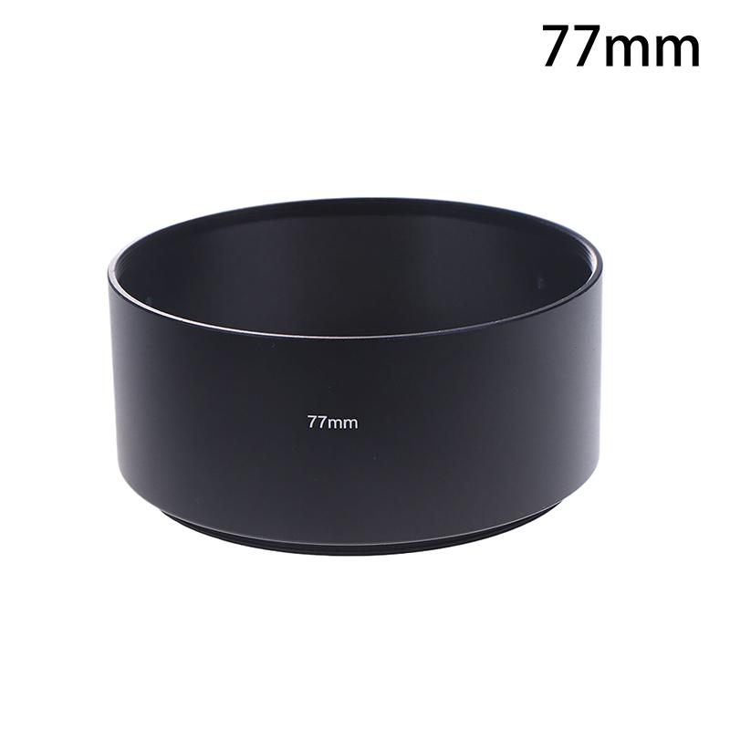 40.5Mm 43Mm 46Mm 49Mm 52Mm 55Mm 58Mm 62Mm 67Mm 72Mm 77Mm Long Metal Lens Hood For Camera Lens Universal Sunshade