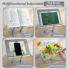 Full Metal Reading Stand Rotating Bookstand Tablet Stand Book Holder  Studying