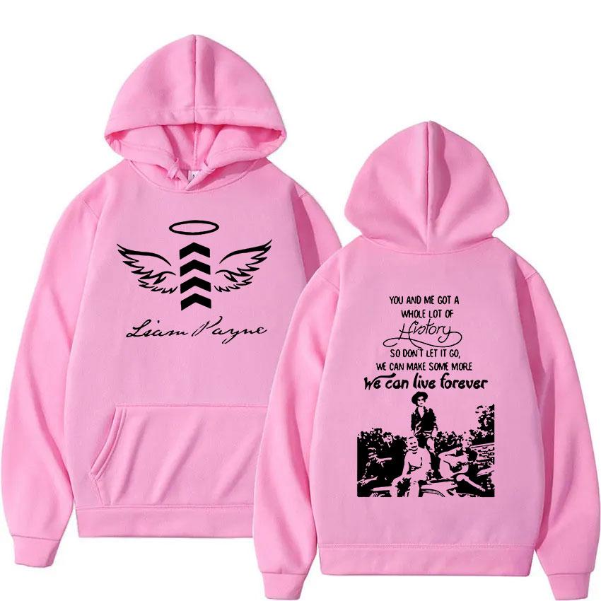 Singer Liam Payne We Can Live Forever 2024 Album Hoodie Men's Hip Hop Fashion Gothic Pullover Sweatshirt Y2k Unisex Streetwear