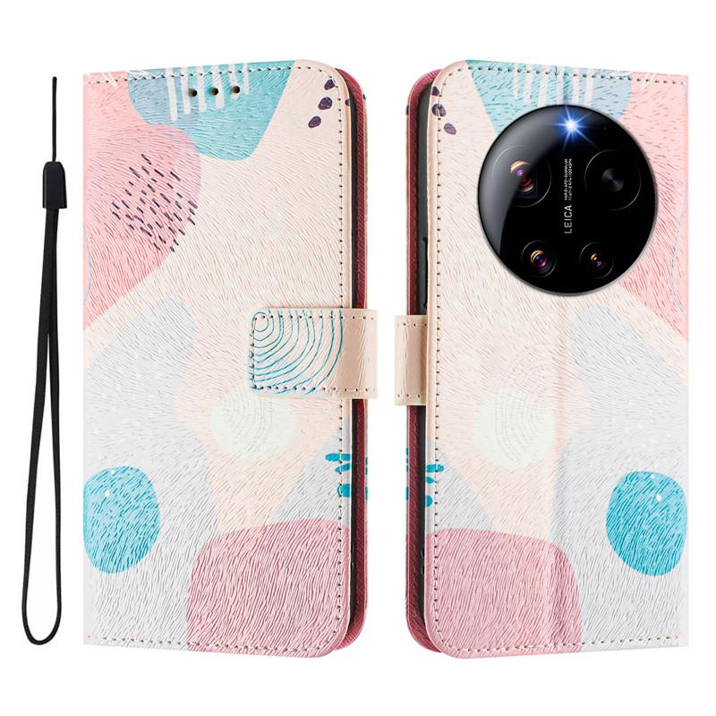 For Xiaomi 17 Ultra Fundas Leather Phone Case for Xiomi Mi 17 Pro Max 17Ultra 5G Coque Flip Cover Wallet Magnetic Painted Cases
