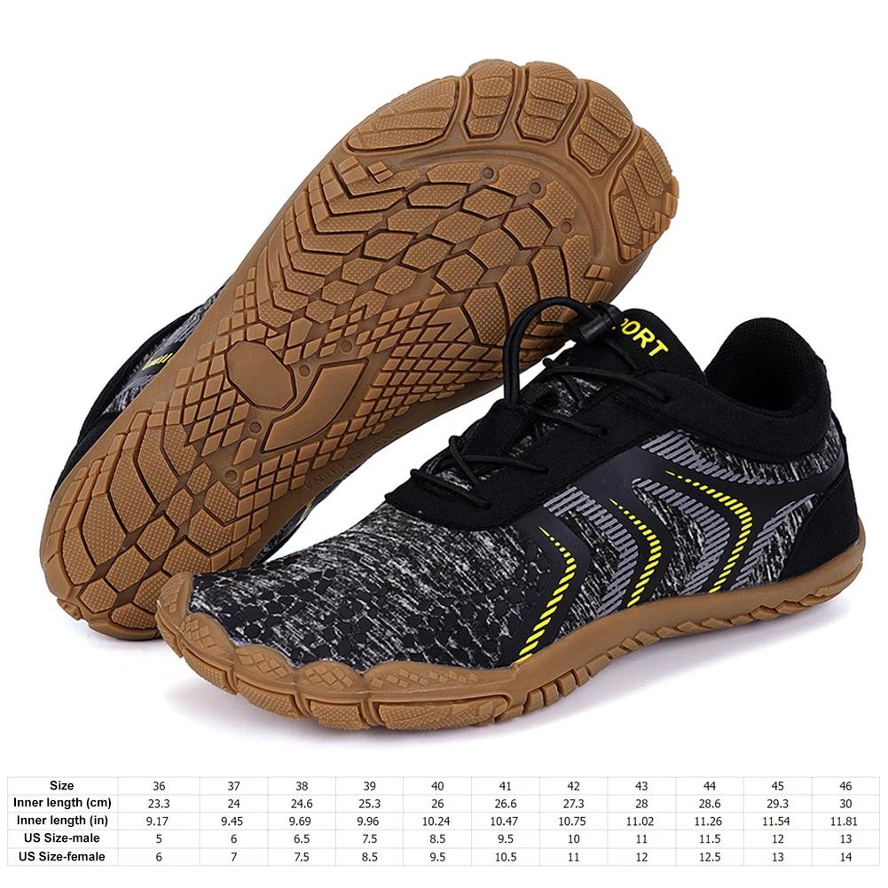 

Water Shoes Breathable Barefoot Beach Shoes Non Slip Surfing Shoes for Men Women 36