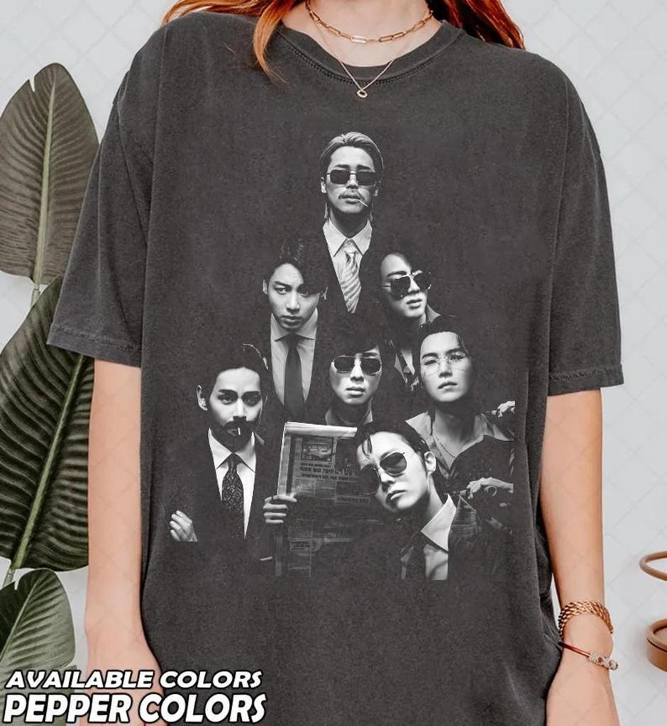 B.T.S Tour 2.0 Vintage Comfort Colors Shirt, World Tour Kpop Merch, Kpop Arirang