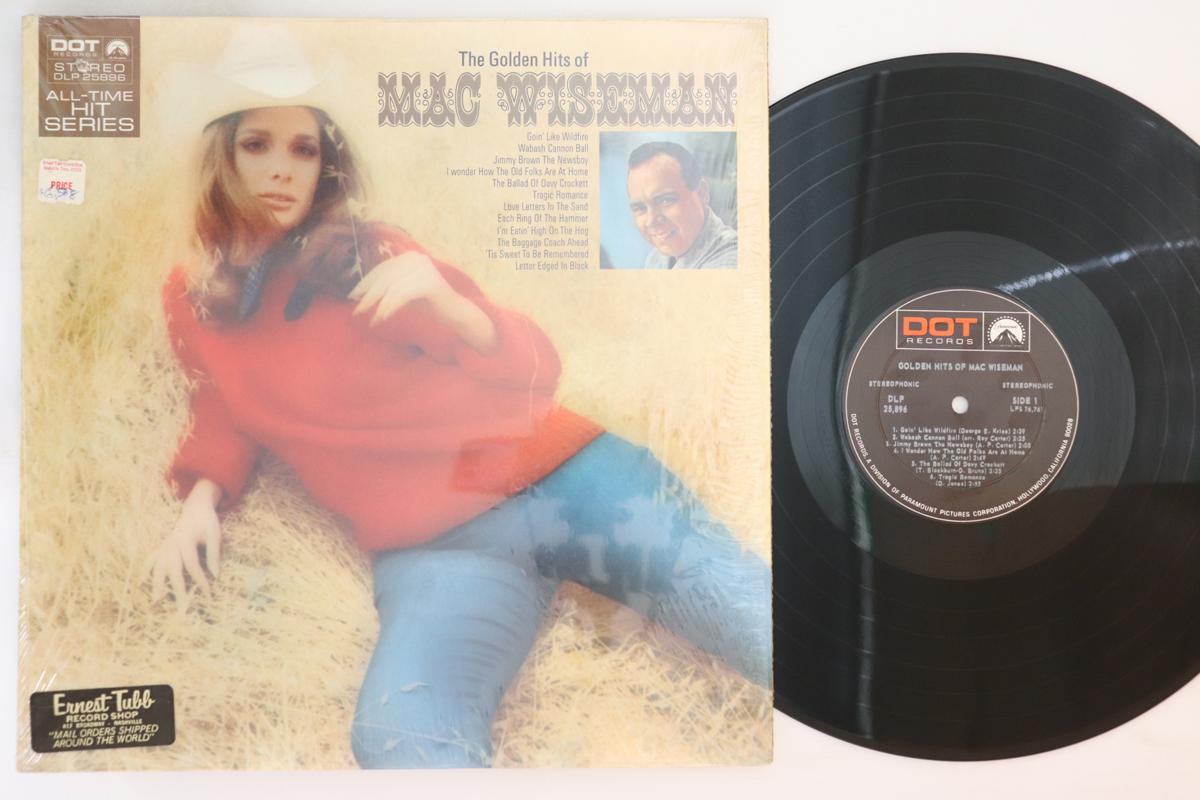 

LP Record MAC WISEMAN - Golden Hits Of Mac Wiseman DLP25896 DOT 1968 US Country Used