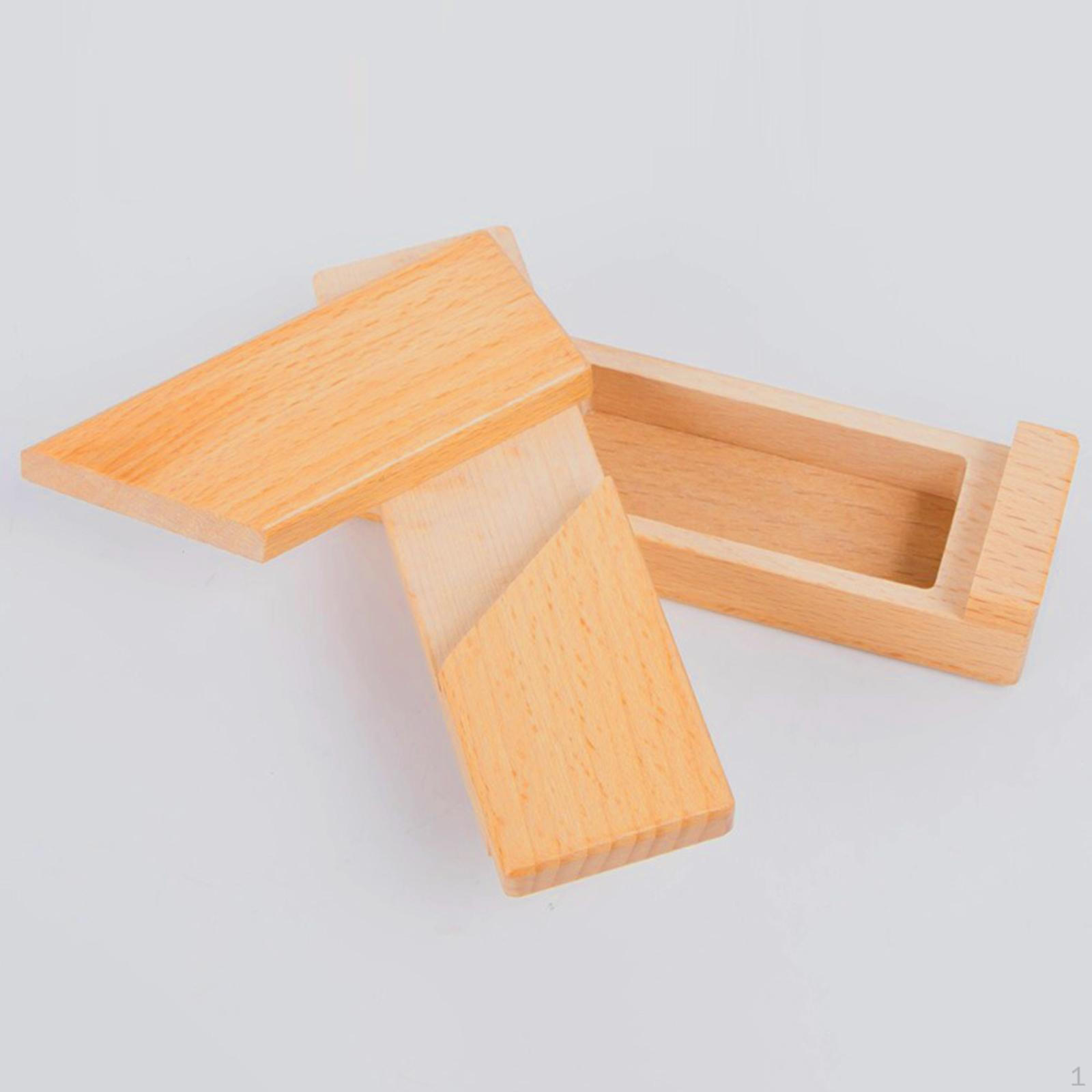 

Головоломки Деревянная головоломка Коробка Распутывание DIY Собранные многоцелевые 3D игры Блокировка Style B