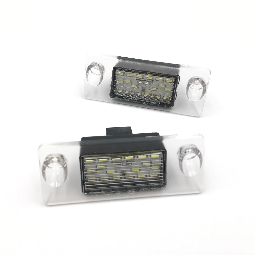Number License Plate Light lamp 24SMD LED No Error For A5 B5 A3 8L S4 B5 AS/S3 A4/S4 Error Free