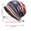 Graffiti scarf dual purpose hoodHigh quality of feUnisex and Unisexs cap Baotou Hat breathable sleeping hatStriped Bohemian hat