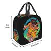 Custom D-Digimons Lunch Bag Men Women Cooler Warm Insulated Lunch Boxes for School