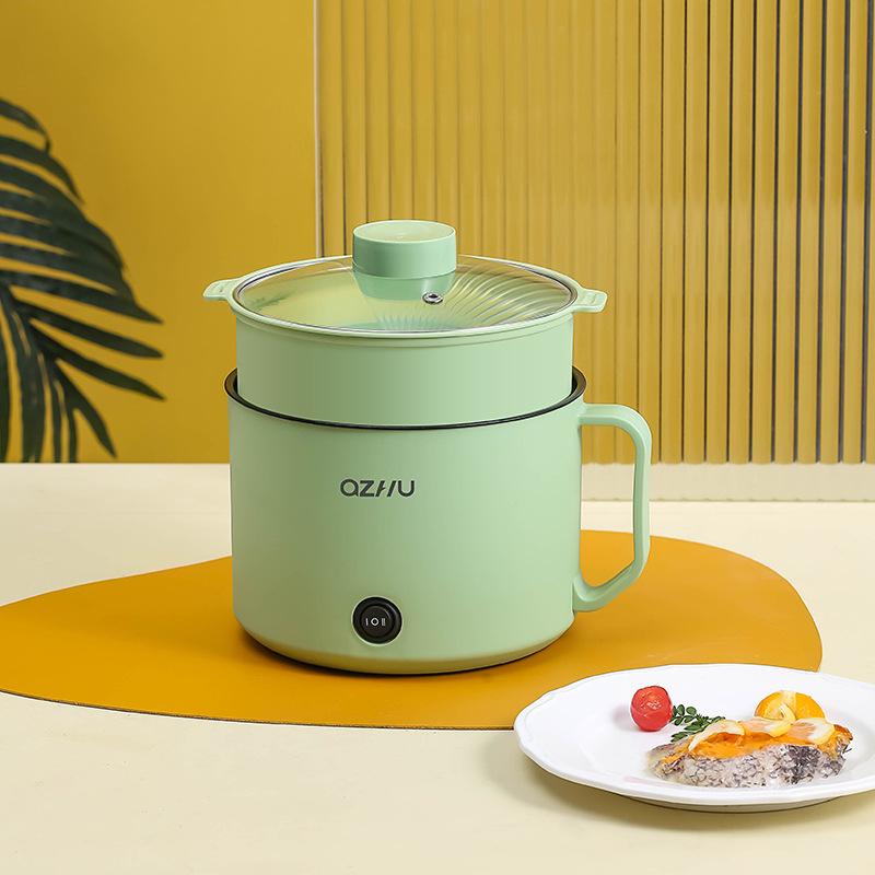 Compact Multi-Functional Electric Cooker: Mini Rice, Soup & Dorm Pot (EU & UK Standards)