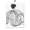 Abstract Picasso Flower Plant Stripe Girl Wall Art Prints Canvas Painting Nordic Poster Geometry Wall Pictures Living Room Decor