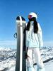 LDAB Damski narciarski kombinezon w niebieskim gradienicie Zestaw 2026: Wiatroszczelny, Wodoodporny, Chroniący przed zimnem Kombinezon Snowboardowy dla Par - Jesień/Zima.