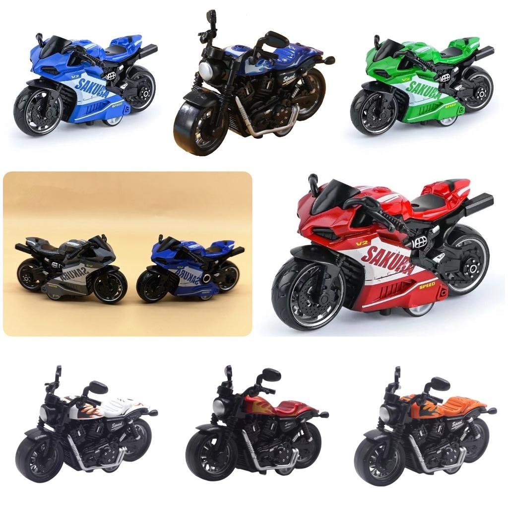 Langlebige Legierung Motorrad Sammlerstück Ideal für Backdekoration Realistisches Rennwagen Spielzeug" Charaktere)