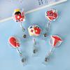 1pc Health Care Retractable Badge Reel Clips for Nurse Doctor Hospital Medical Workers Kawaii Business Card Holder Accessories