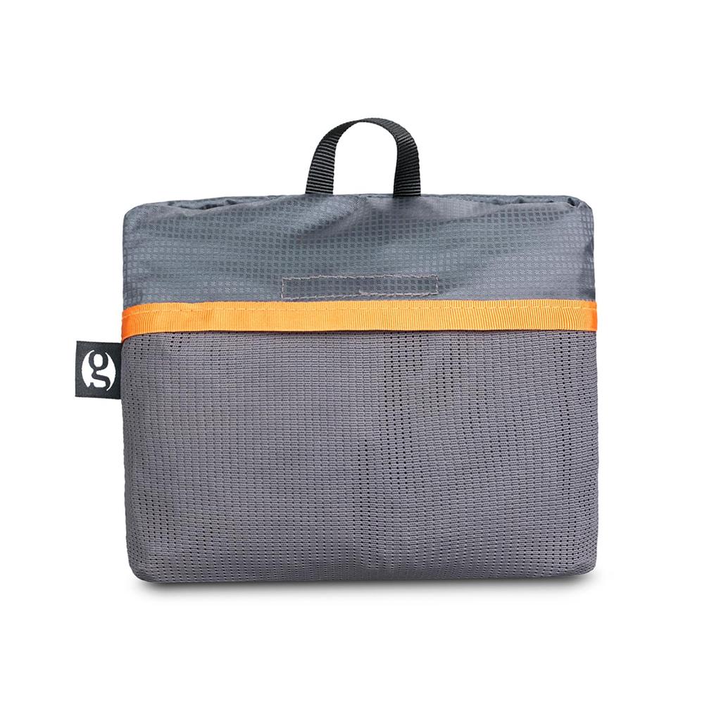 Gossamer Gear RikSak GREY Rucksack, Gray, Lightweight, Packable, Hanging Stretch Mesh Pocket, 20L Capacity