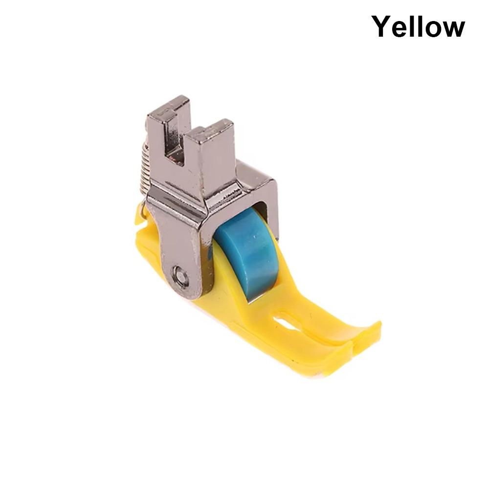 1Pcs Replaceable Narrow Roller Presser Foot Lockstitch Plastic Wheel Presser Feet Universal Sewing Machine Accessories