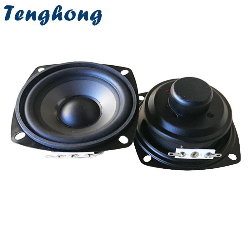 2pcs 3 Inch 8 Ohm 15W Portable Audio Waterproof Speaker Unit Full Range Mid Bass Desktop Audio Sound Loudspeaker DIY