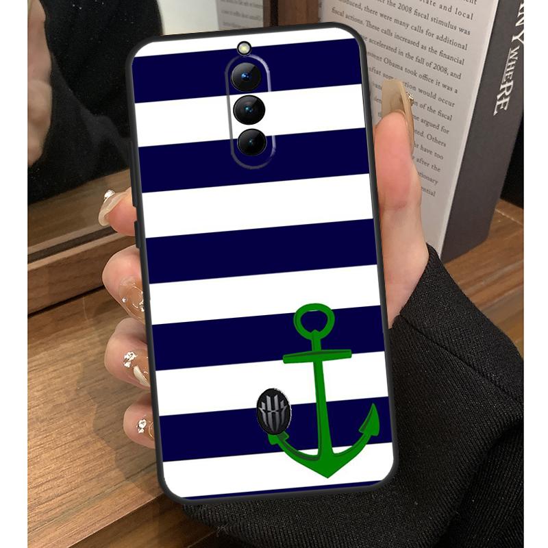 Nautical Anchor Boat Sea Case For Nubia Red Magic 6S 7S Pro 6 7 8 9 10 Pro 5G 6R RedMagic 8S 9S 8 9 10 Pro Plus Coque