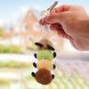Knuffelig Insect Pluche Sleutelhanger Zacht Knuffeldier Sleutelhanger Emotionele Steun Speelgoed voor Stressverlichting En Comfort Speelse Knuffelmaatje voor Kinderen