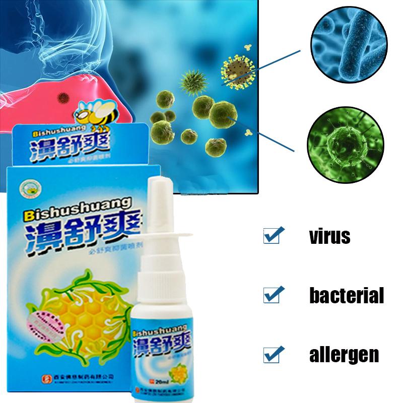 20ml Allergie-Nasenspray, Reduziert Entzündungen der Nasenschleimhaut, Hilft bei Verstopfung, Niesen und laufender Nase