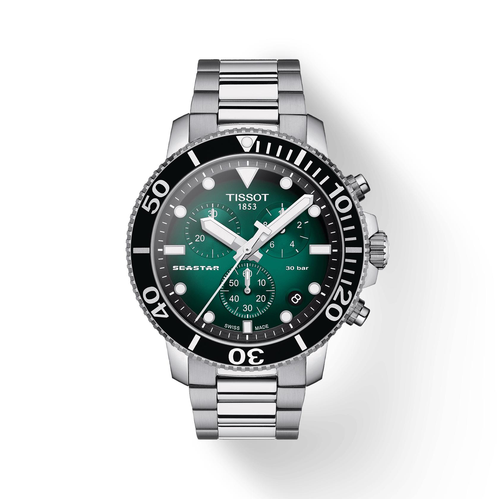 

Tissot Stainless Steel Green Dial Men s Fashion Watch T120.417.11.091.01