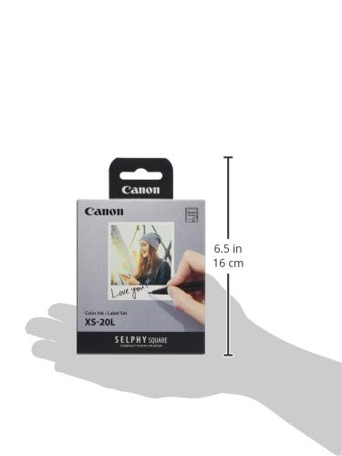 Canon SELPHY Square QX10 QX20 Color Ink Label Set XS-20L
