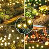 Solar Firefly Lights Outdoor, 2 Lighting Modes Wind Sway Twinkle Solar Garden Lamp IP65 Waterproof Decor Light for Yard Patio Path Lawn