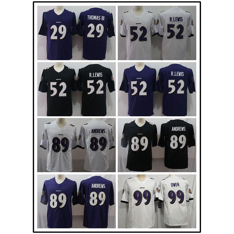 Baltimore Ravens NFL Football Jersey Men Women Cotton Blend Team Uniform Shirt Fans Sports Enthusiasts