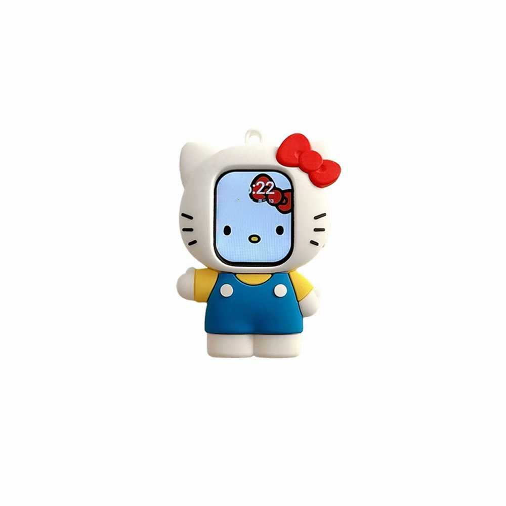 Cute 3D Cartoon Hello Kitty Strap Protector Case Silicone Case For Watch Series 11 10 9 8 7 6 5 4 3 2 Se Protective Cover