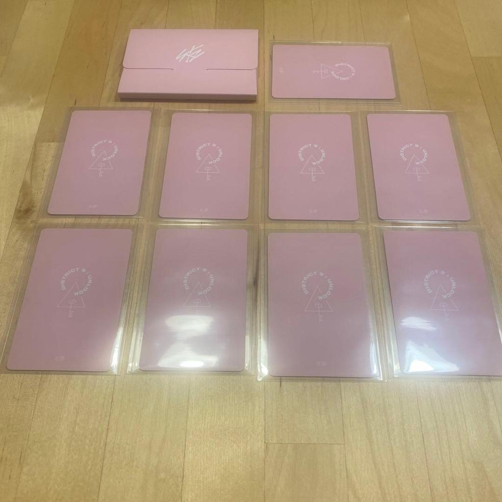 [USED] straykids DISTRICT9 unlock photo card trading card