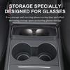 For Tesla 2023 Model 3 Model Y Central Control Armrest Glasses Pocket Accessories 2023 Glasses Case Silicon Storage Casket