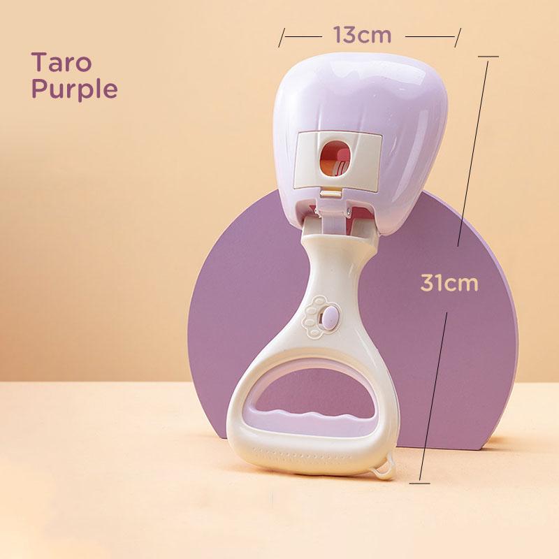 

HOOPET легкий удобный совок для уборки фекалий домашних животных и кошек, инструмент для уборки на открытом воздухе фиолетовый