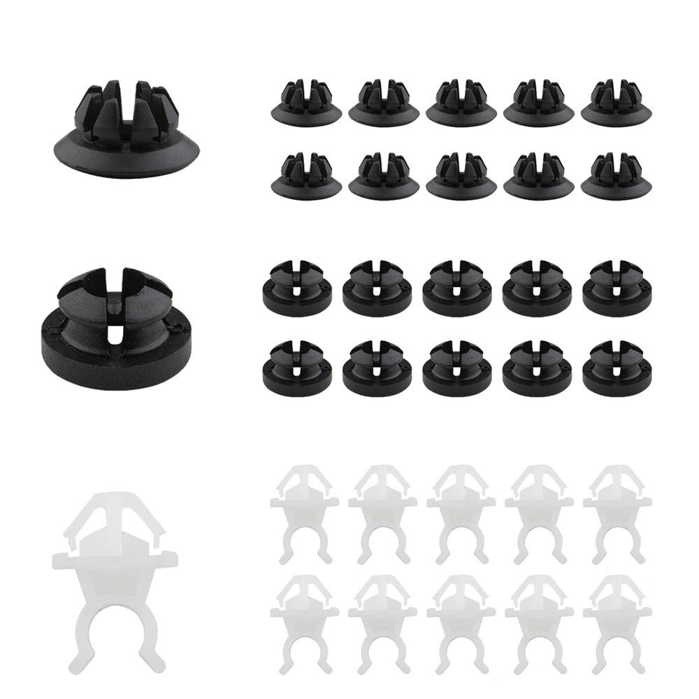 30x Hood Support Prop Rod Holder Clips For Honda Accord Fit S2000 Acura RDX TSX