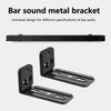 Soundbar Bracket Universal Anti-slip Metal Sound Bar Wall Mounting Holder for Living Room