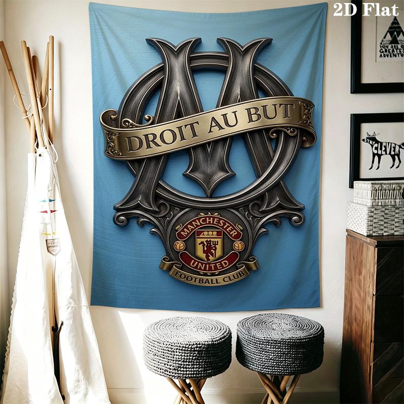 Manchester United Youth Courage Greatness Bedding 1 Duvet Cover 2 Pillowcase Without Core Soft And Comfortable Christmas Birthday Gift