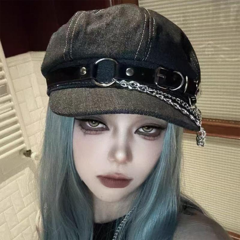 Newsboys Octagonal Hat Women Girl Korean Beret Hat Outdoor Photo Caps Dome Caps Popular Shopping Streetwear Hat