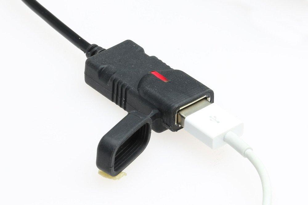 Kijima 304-6247 Motorcycle Parts USB Port Kit, Single, Indicator Included