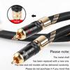 SKW Upgraded RCA Audio Cable, 2 RCA to 2 RCA Self-Locking Plugs, RCA Cable for CD Player, Amplifier, DAC Decoder, 3m