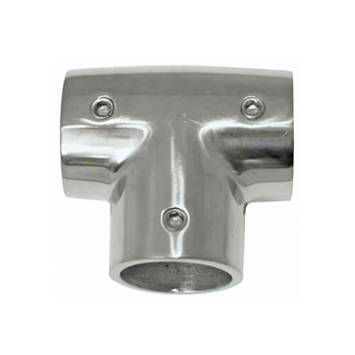 Stainless Steel Guardrail Fitting 1" (90 Degree Tee)