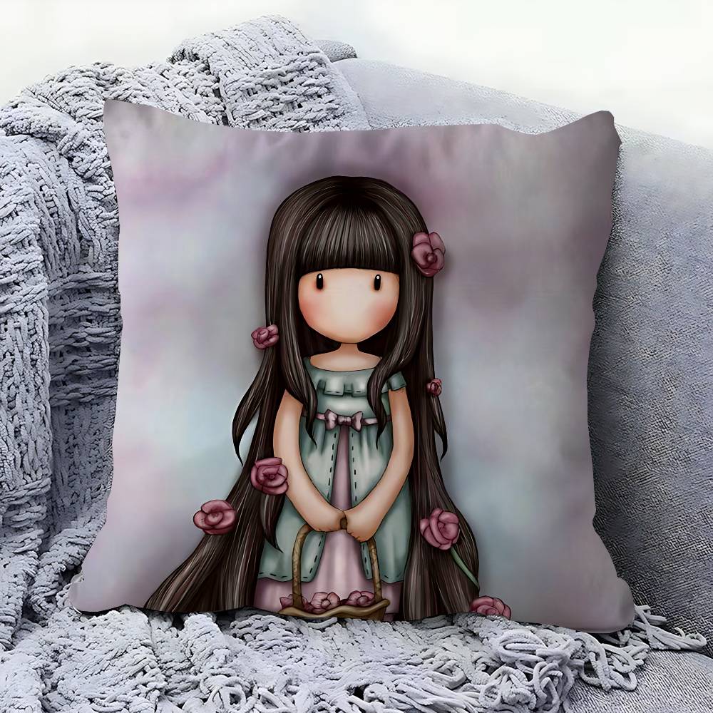 Cartoon CUTE Santoro Gorjuss Pillowcase Toon Gift Cushion Cover Bedroom Home Sofa Chair Seat Decor Pillow Case
